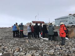 01A Waiting On The Beach At Pond Inlet Mittimatalik To Load The Qamutiik Sleds To Begin Our Trip To The Baffin Island Nunavut Canada Floe Edge Adventure